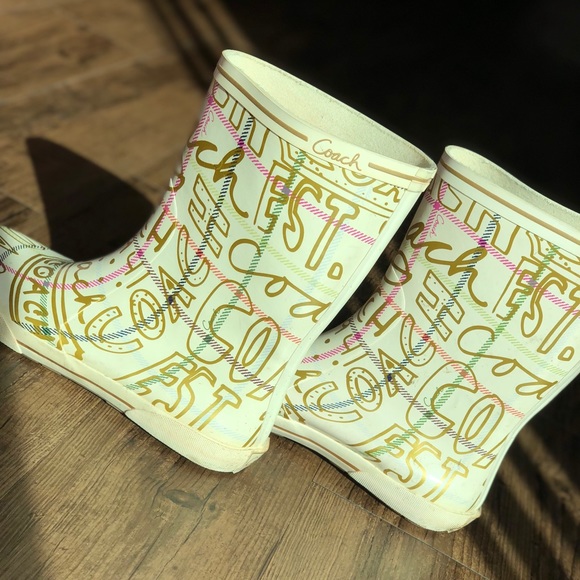 Coach Rainboots - Picture 1 of 3